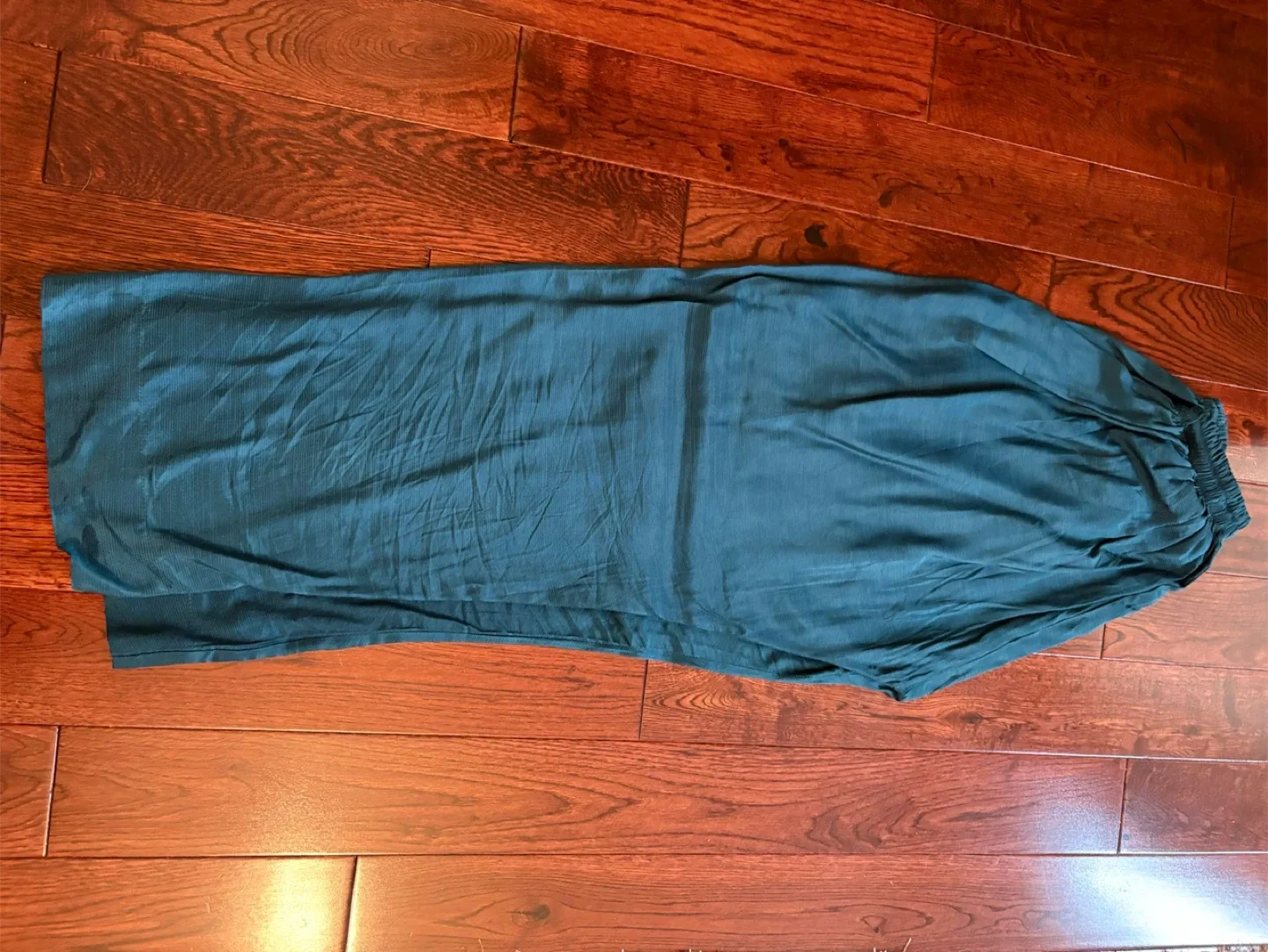 Teal Embroidered Pakistani Suit image indicator(4)