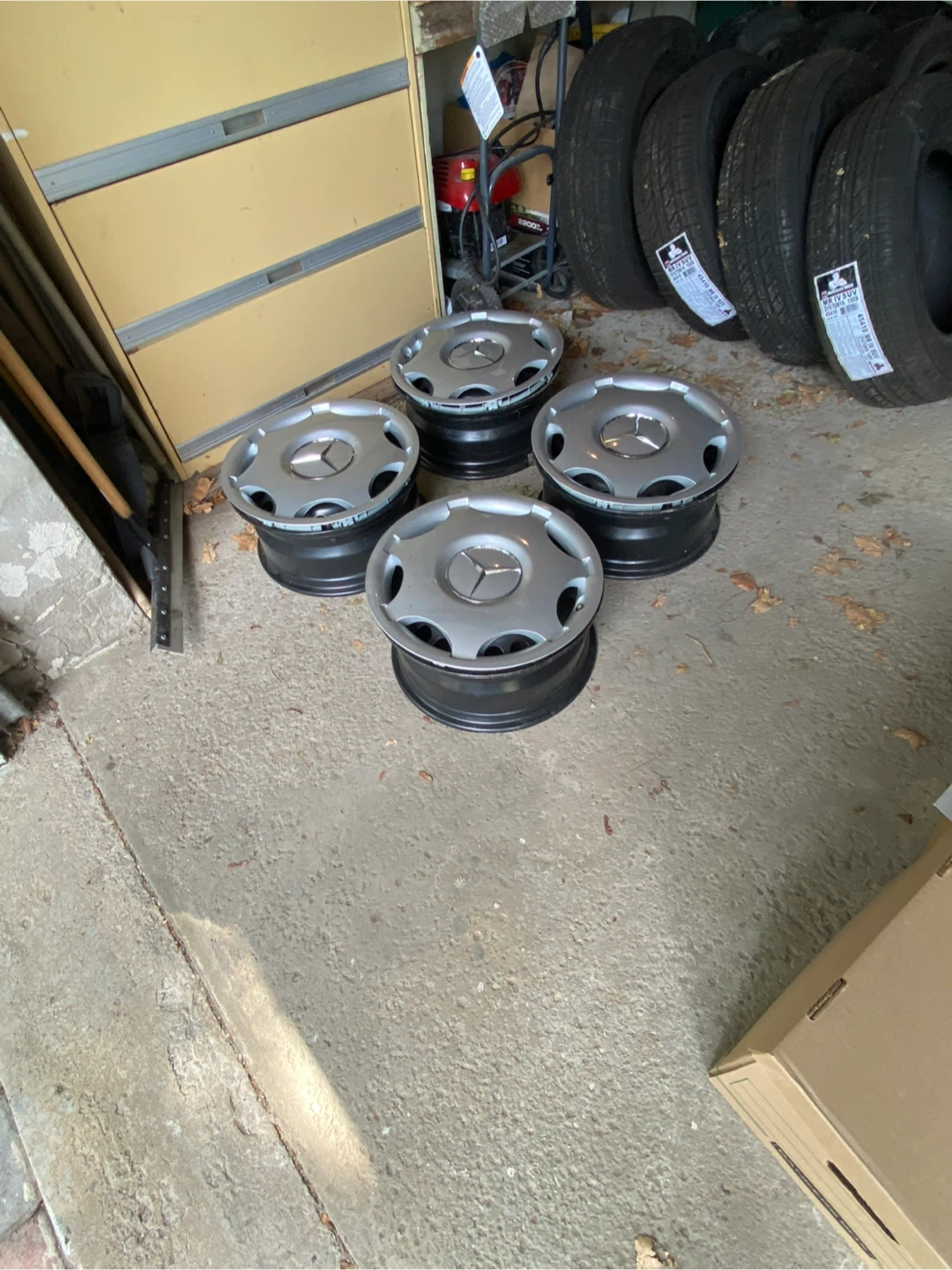 Mercedes-Benz Black Steel Wheels ALL 4