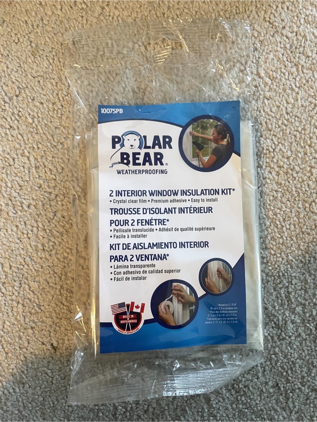 Polar Bear Weatherproofing Window Insulation Kit