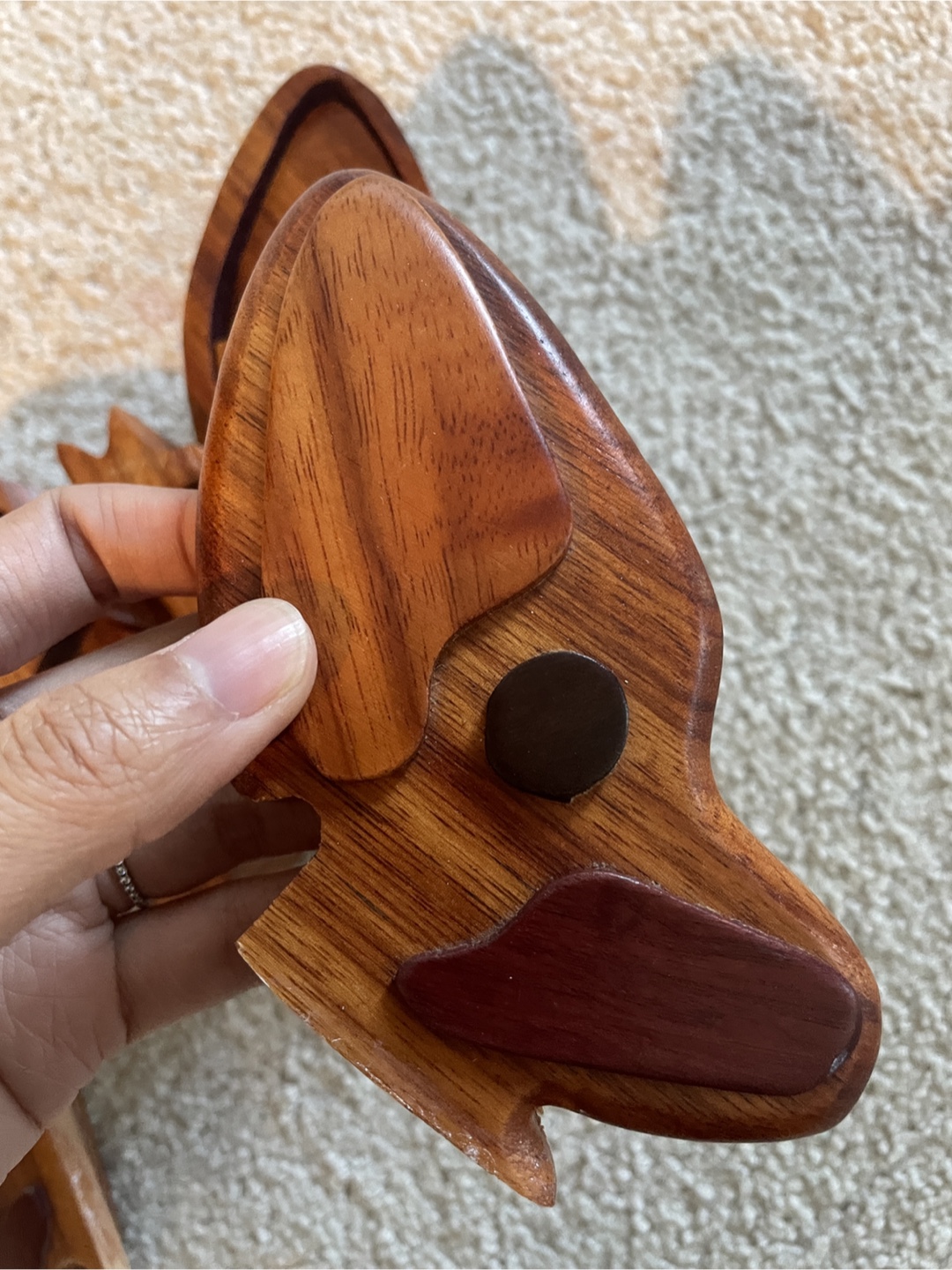 Wooden Butterfly Trinket Box - photo 4