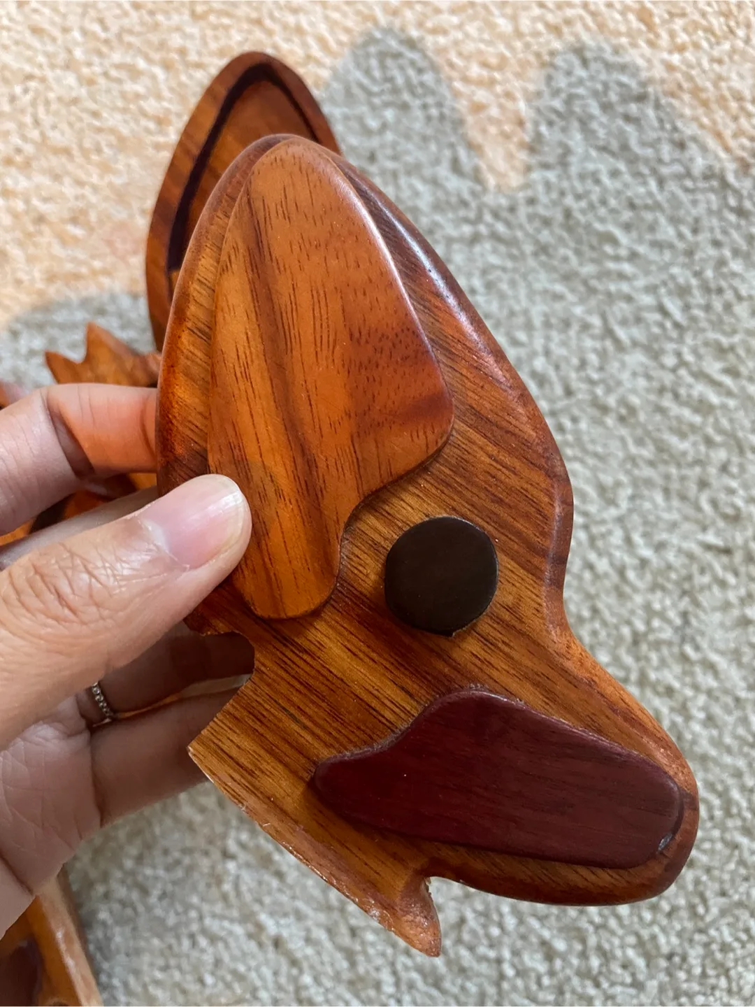 Wooden Butterfly Trinket Box image indicator(4)