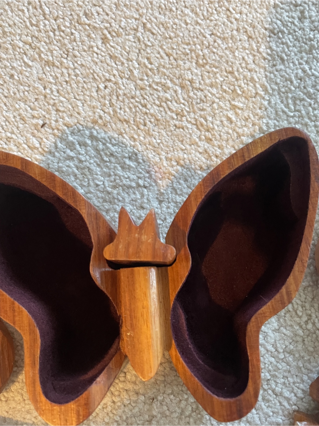 Wooden Butterfly Trinket Box - photo 3