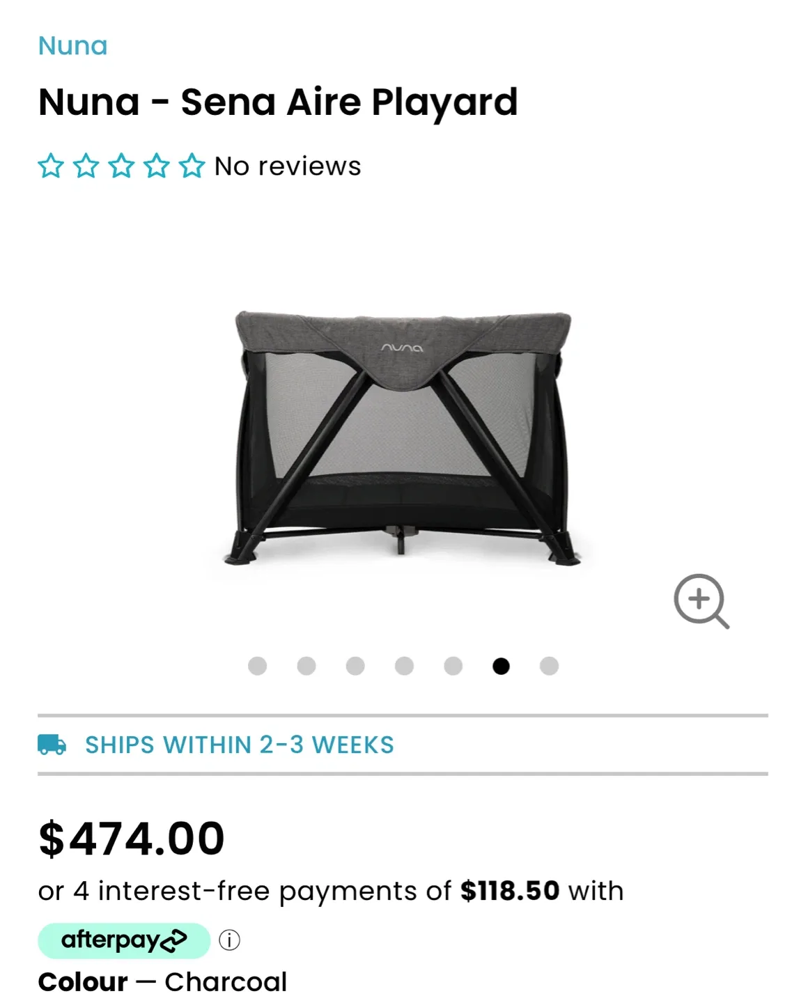 Nuna Sena Aire Playard - Charcoal image indicator(5)