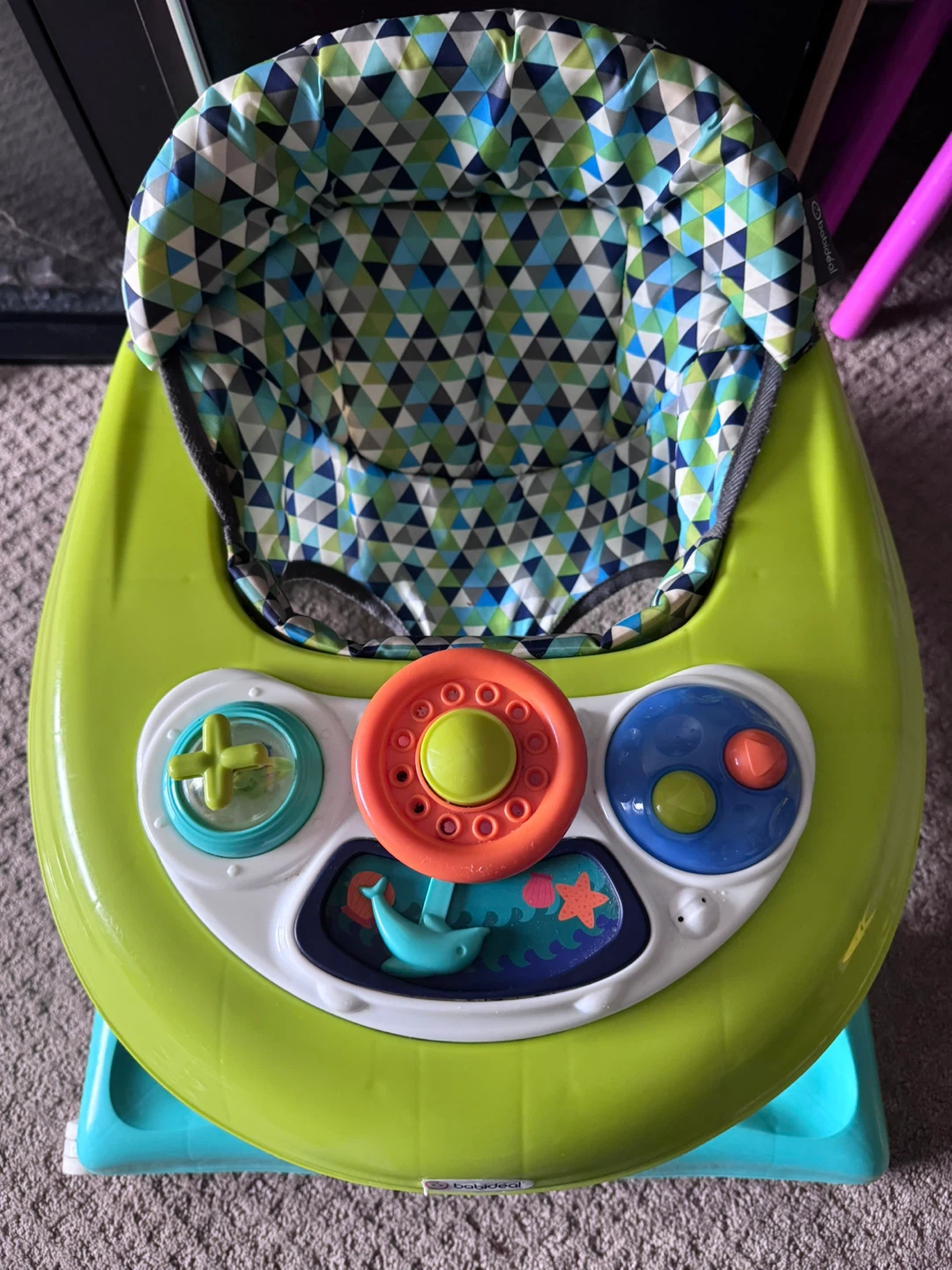 Babideal Rover Baby Activity Walker with Sounds, Belize - photo 3