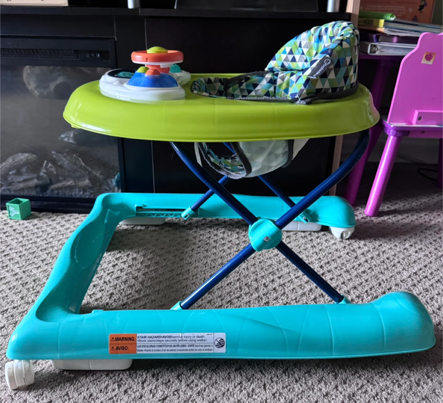 Babideal Rover Baby Activity Walker with Sounds, Belize - photo 2