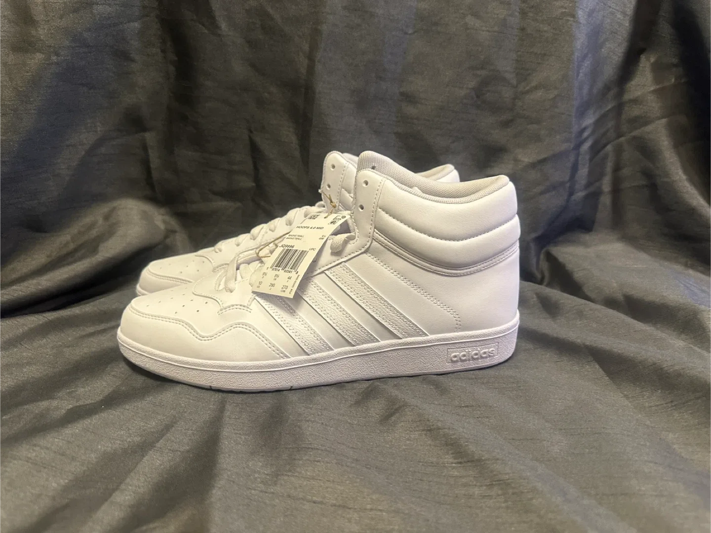 New Adidas Hoops 3.0 Mid White Sneakers image indicator(3)