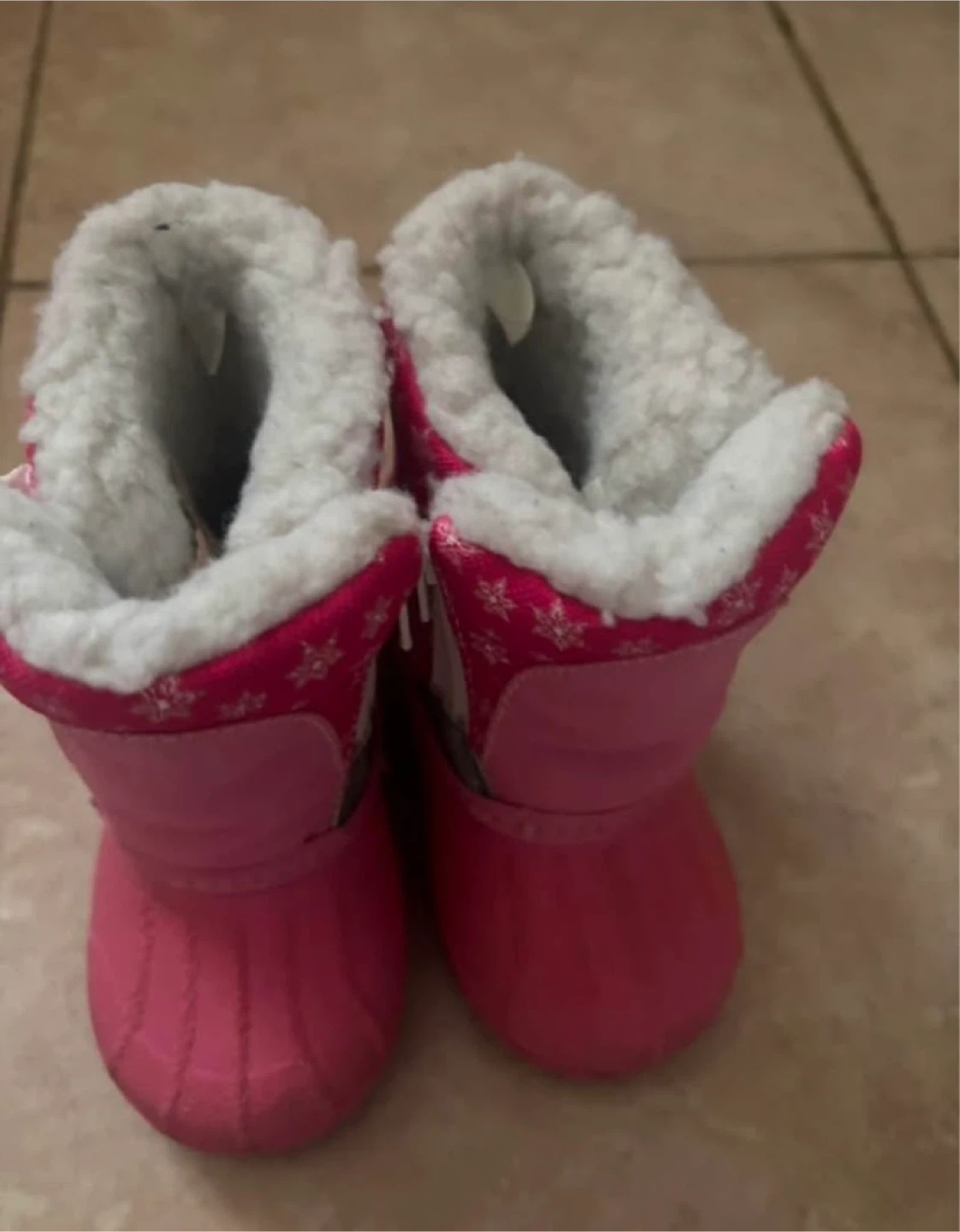 Toddler Pink Winter Boots Size 4 - photo 3