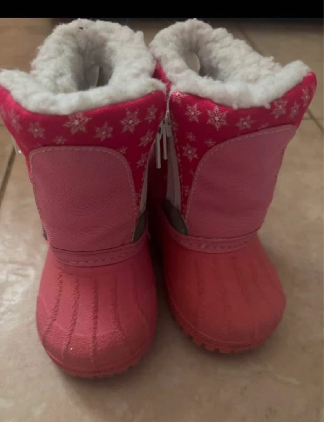 Toddler Pink Winter Boots Size 4 - photo 4