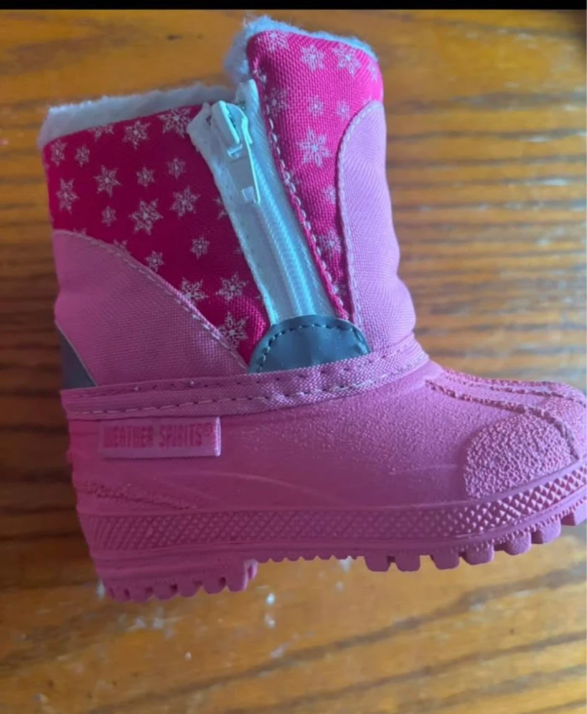 Toddler Pink Winter Boots Size 4 - photo 5