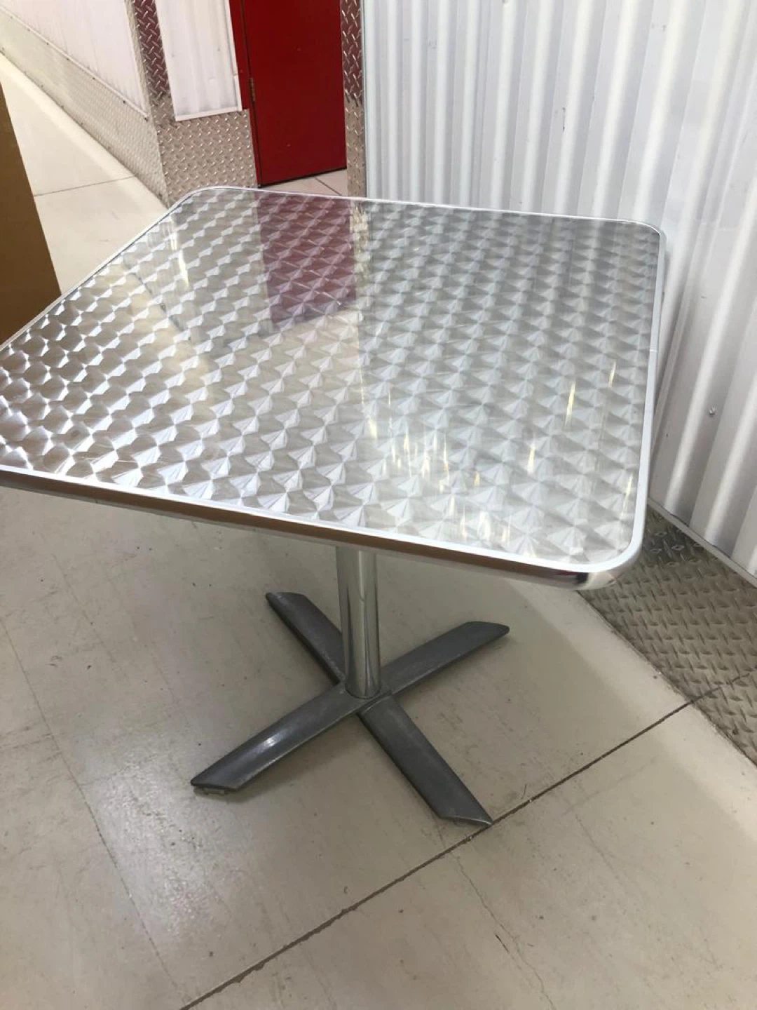 Square Metal Table