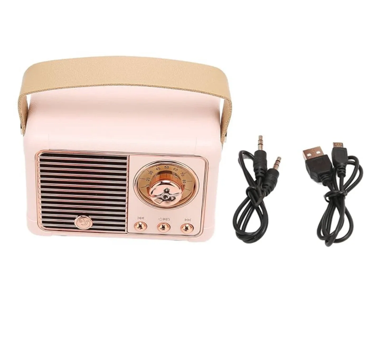 🥕🥕🥕HM11 Portable Wireless Speaker - Retro Pink 🥕🥕🥕 image indicator(4)