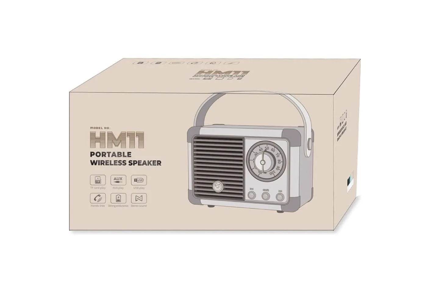 🥕🥕🥕HM11 Portable Wireless Speaker - Retro Pink 🥕🥕🥕 image indicator(7)