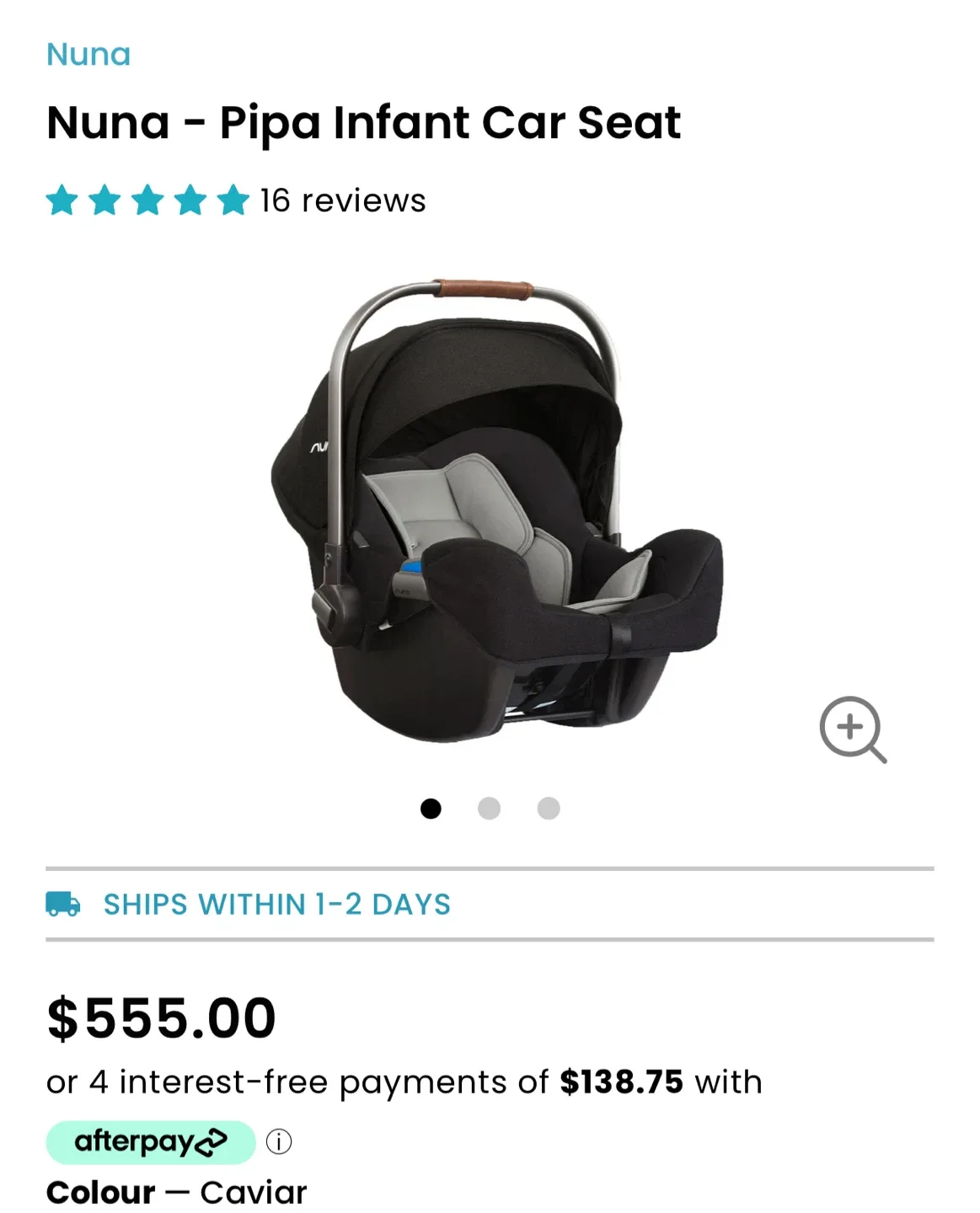 Nuna Pipa Lite LX Infant Car Seat - Black image indicator(10)