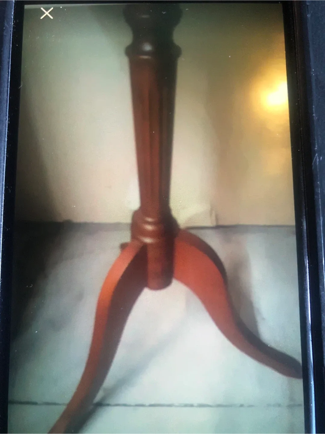 Two Round Wooden Side Table - Brown image indicator(2)