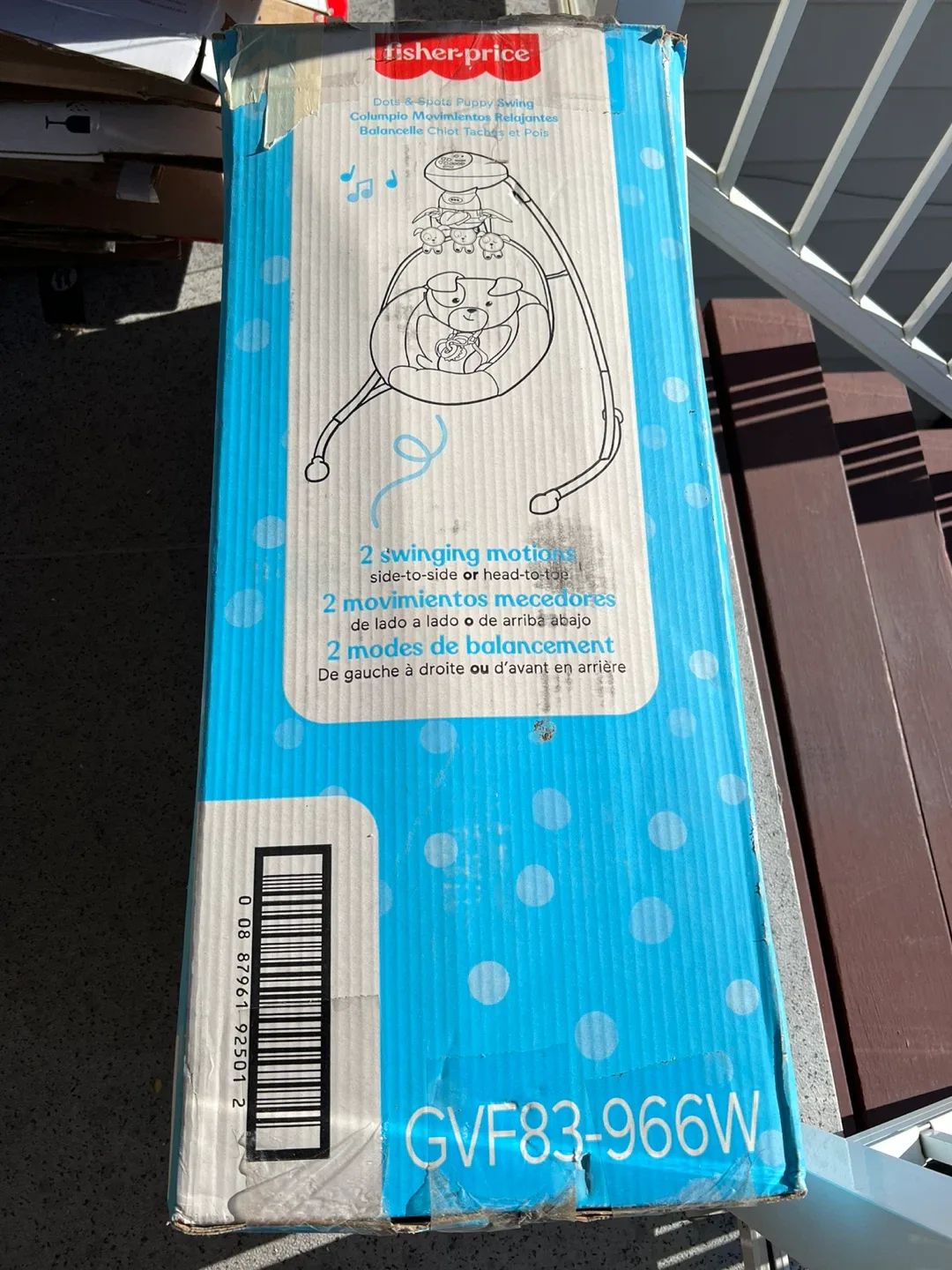 Fisher-Price Dots & Spots Puppy Swing & Jolly Jumper image indicator(3)