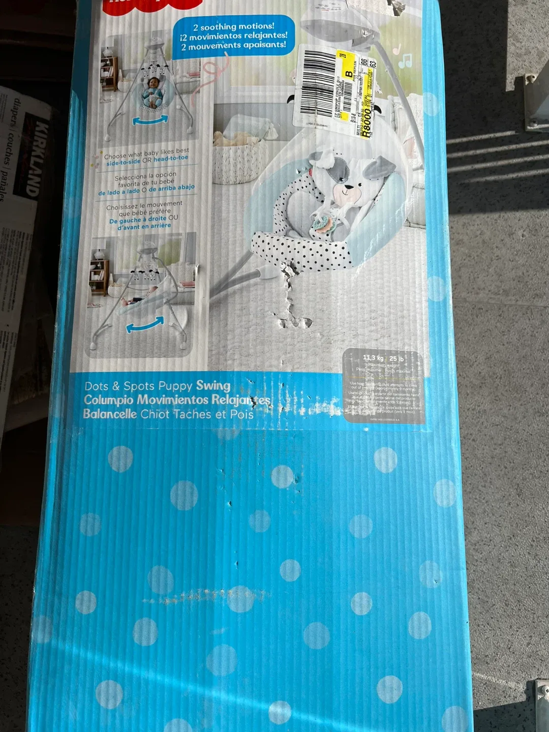 Fisher-Price Dots & Spots Puppy Swing & Jolly Jumper image indicator(2)