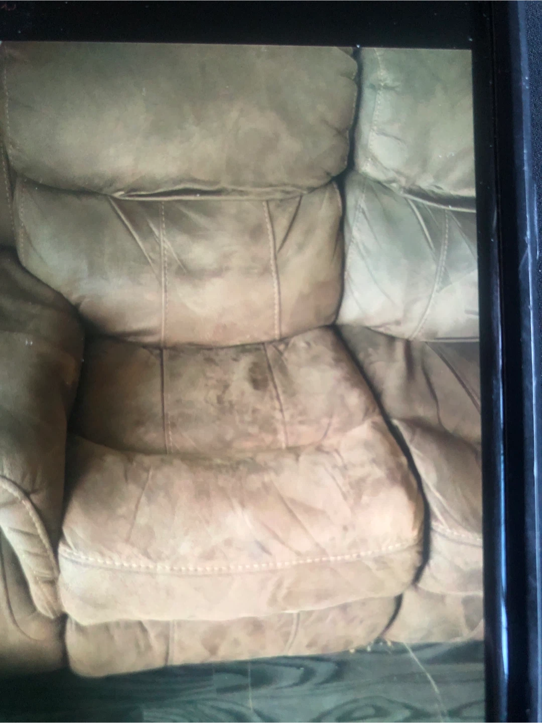 Brown Reclining Sofa - photo 2