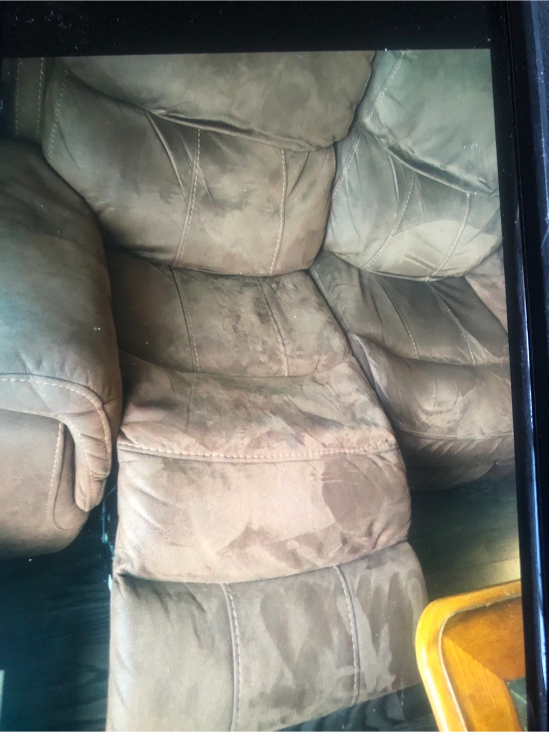 Brown Reclining Sofa