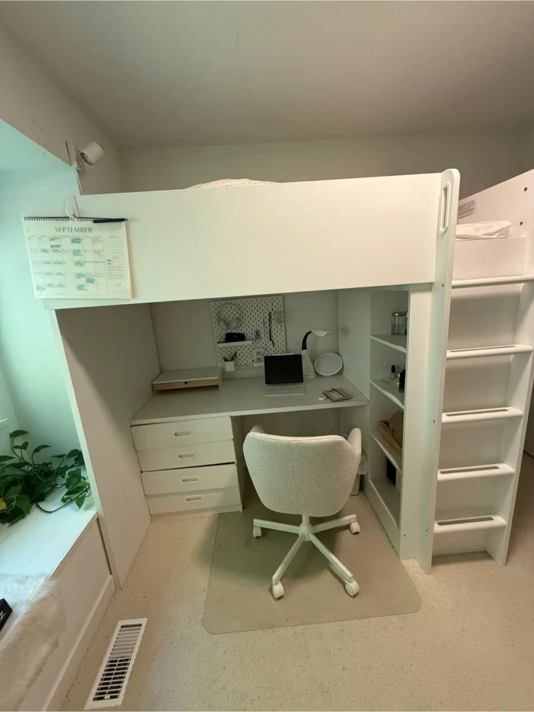 IKEA white loft bed image indicator(3)