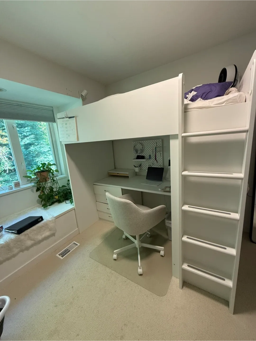 IKEA white loft bed image indicator(4)