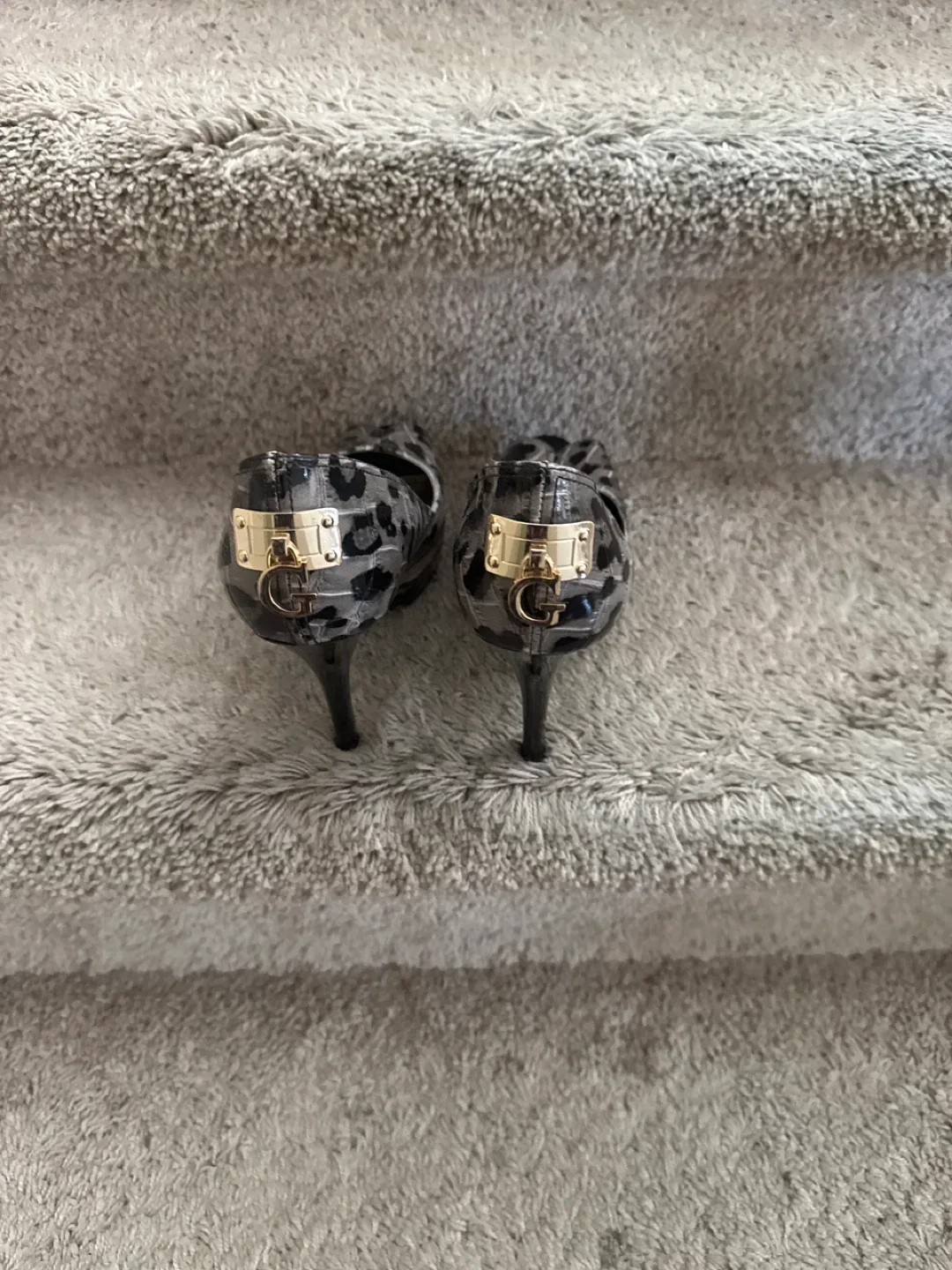 Guess Leopard Print Heels - Size 9M