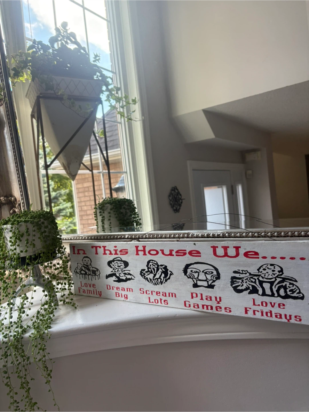 In This House We... Horror Movie Sign - photo 3
