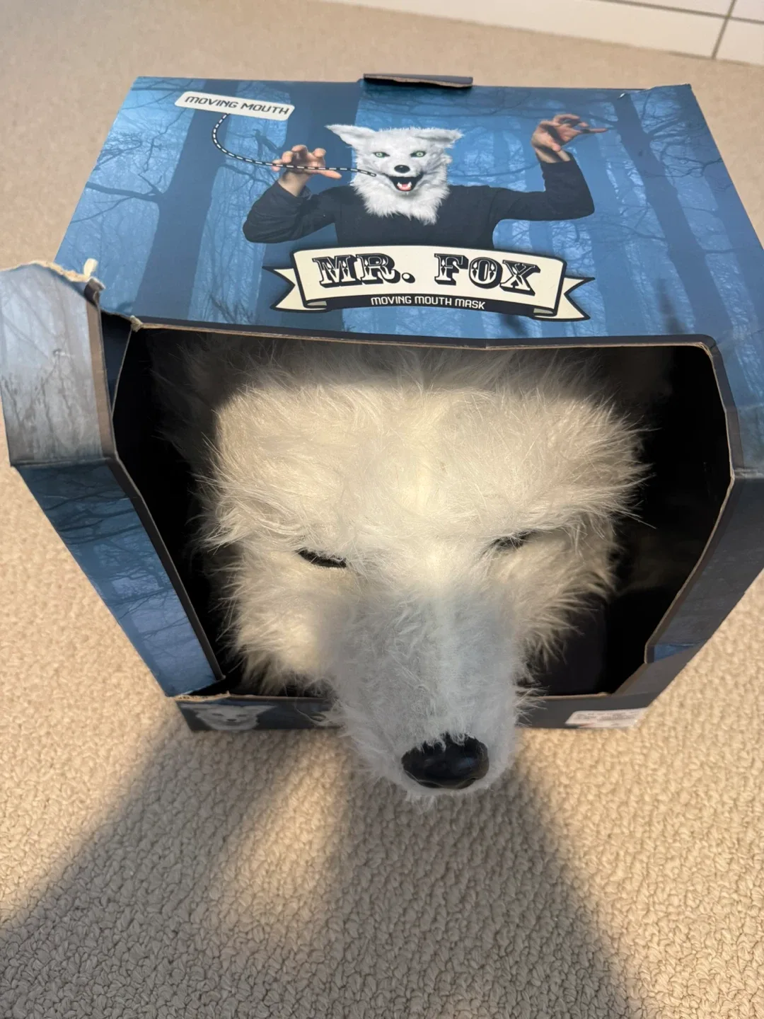 Mr. Fox Moving Mouth Mask HALLOWEEN COSTUME!! image indicator(3)