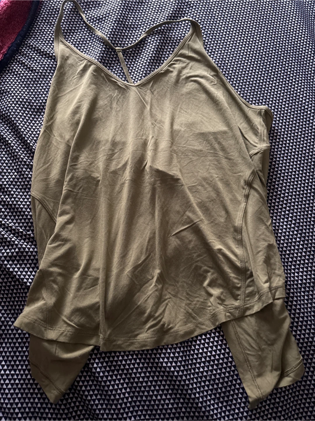 Olive Green Workout Tank Top Lululemon
