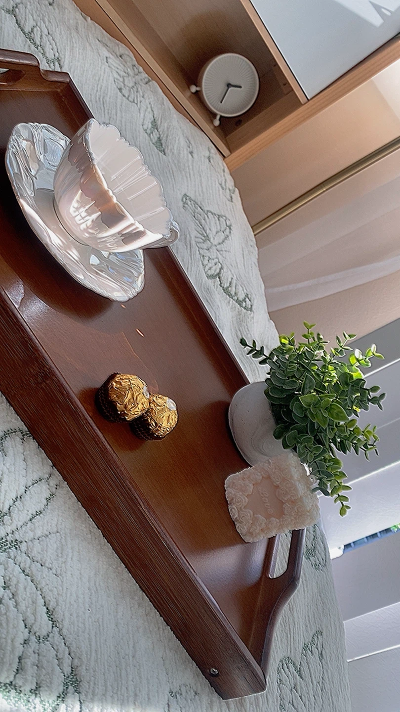 Wooden Bed Tray with Folding Legs - photo 3
