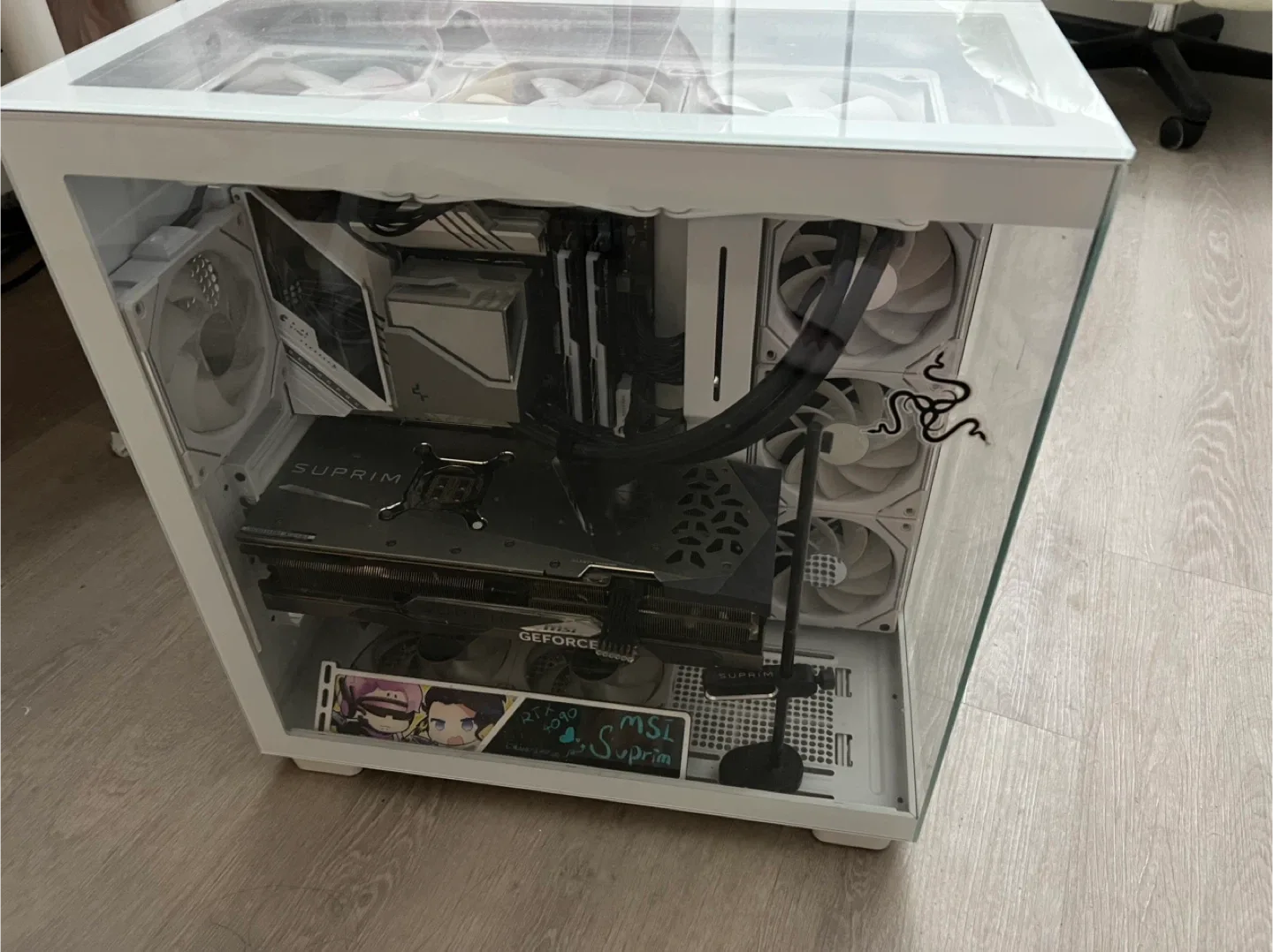 NZXT H9 elite White PC Case image indicator(2)