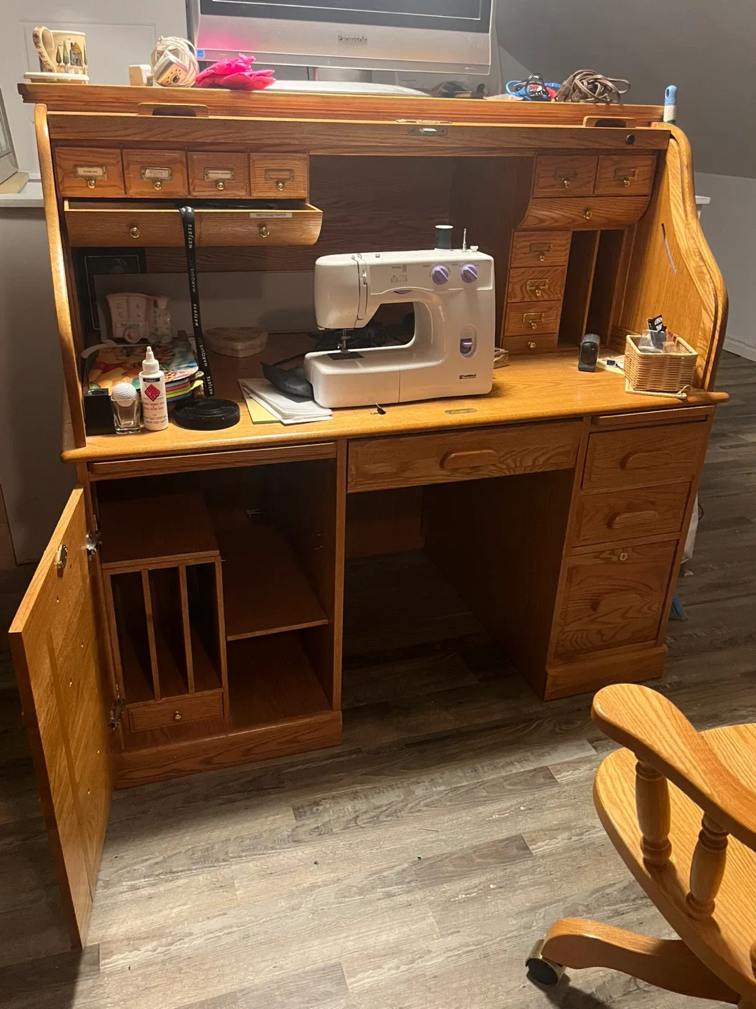 Wooden Desk Chair image indicator(2)