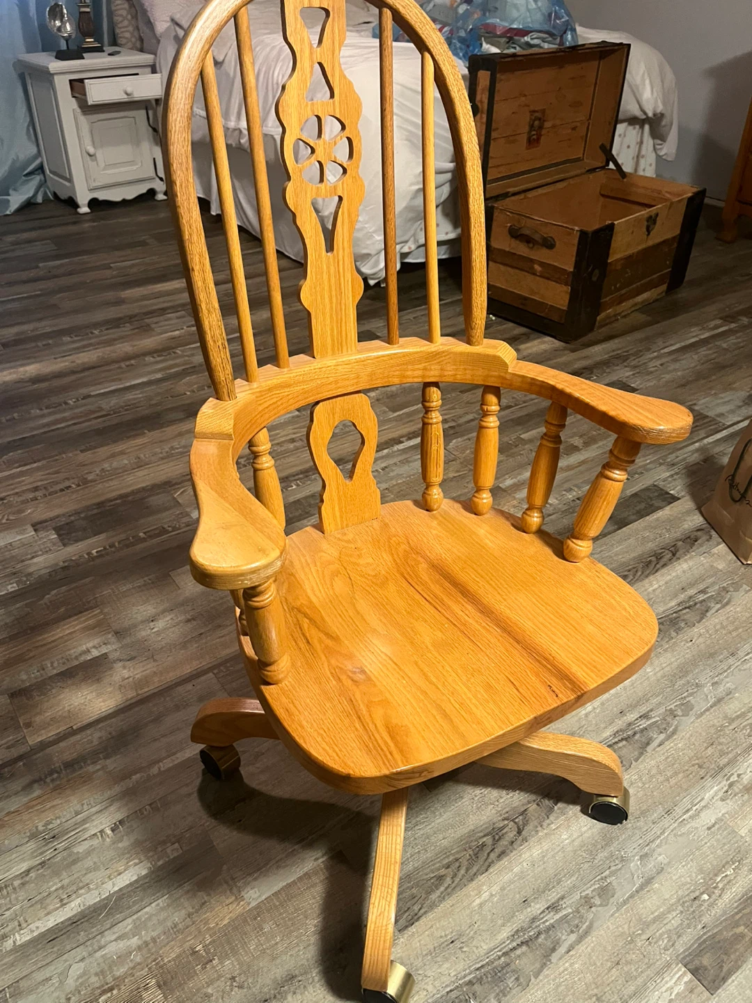 Wooden Desk Chair