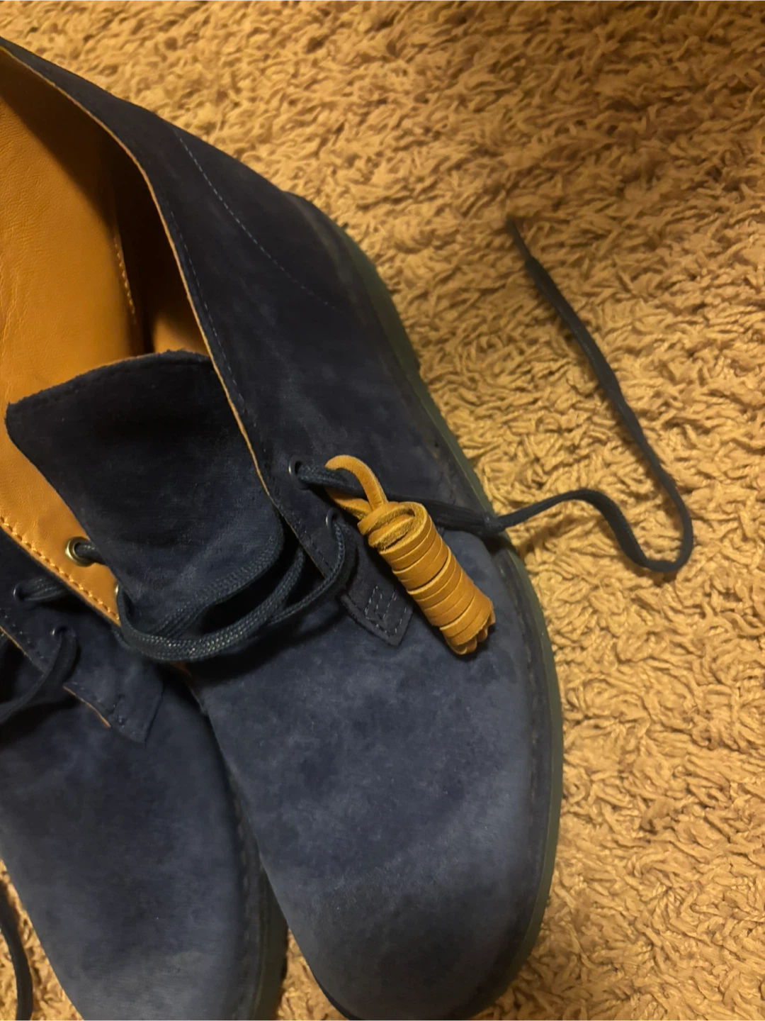 Clarks Desert Boot - Blue Suede - photo 2