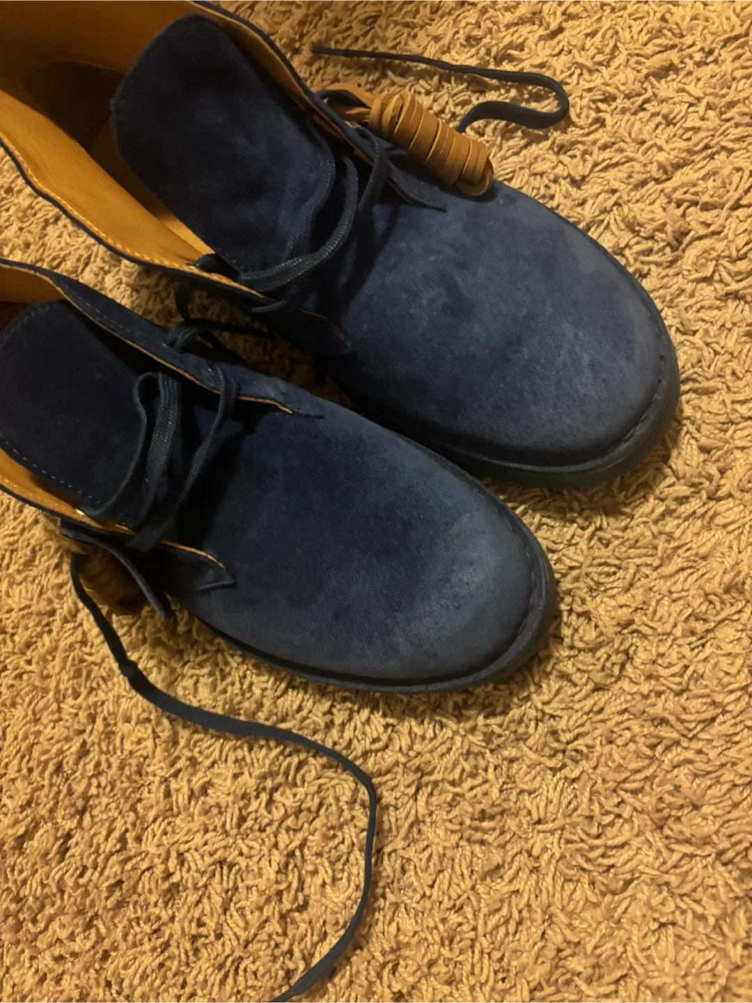 Clarks Desert Boot - Blue Suede thumbnail
