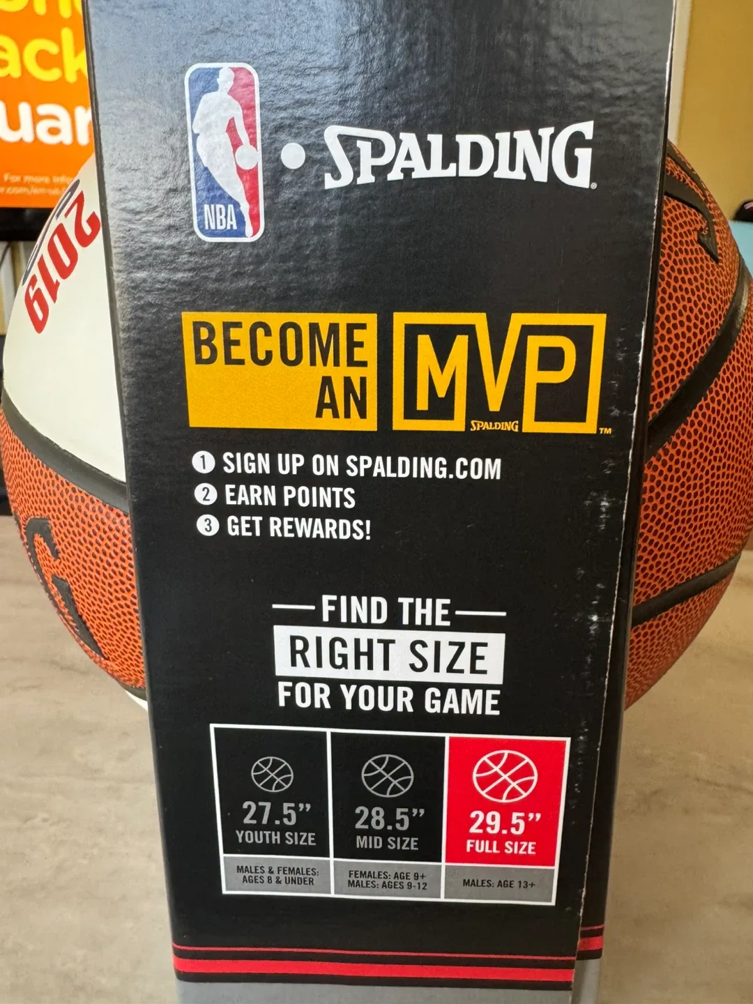Spalding NBA Finals 2019 Basketball - 29.5" Full Size image indicator(4)