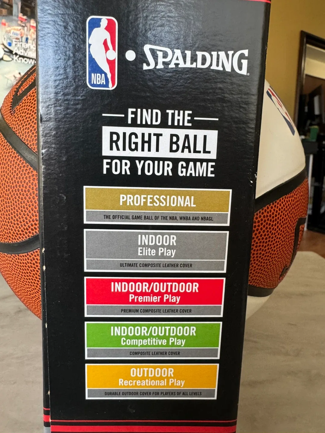 Spalding NBA Finals 2019 Basketball - 29.5" Full Size image indicator(3)