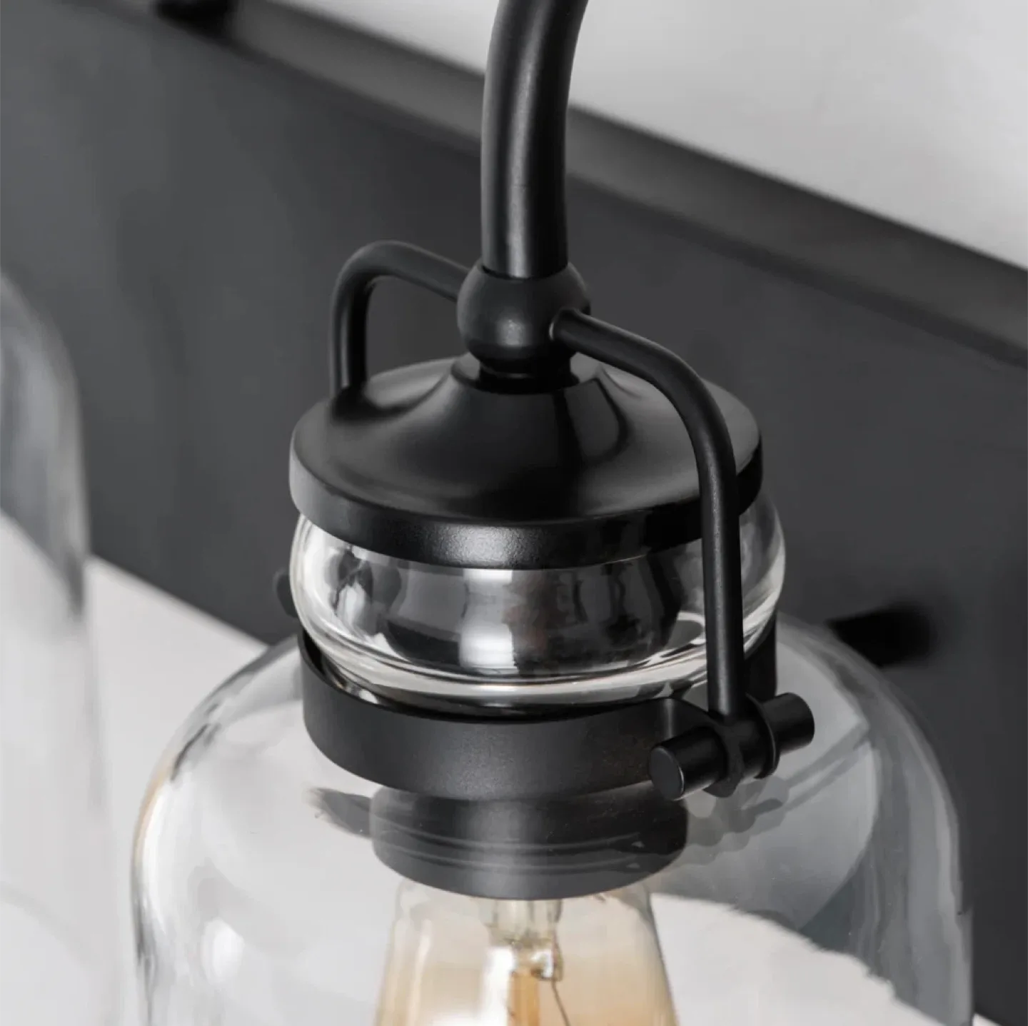 Luende Matte Black 3-Light Vanity Light - New in Box! image indicator(2)