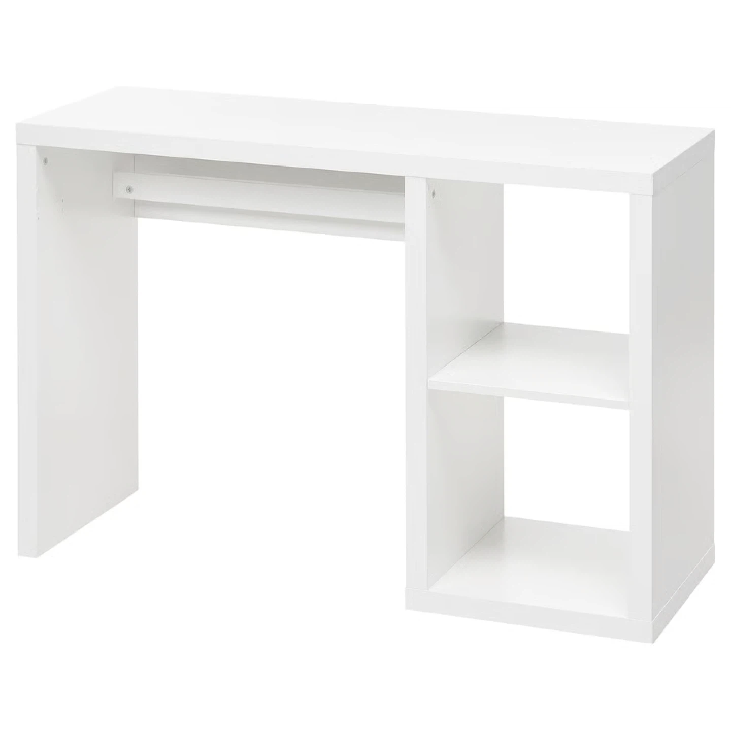 IKEA Kallax Desk & Grey Office Chair - photo 2