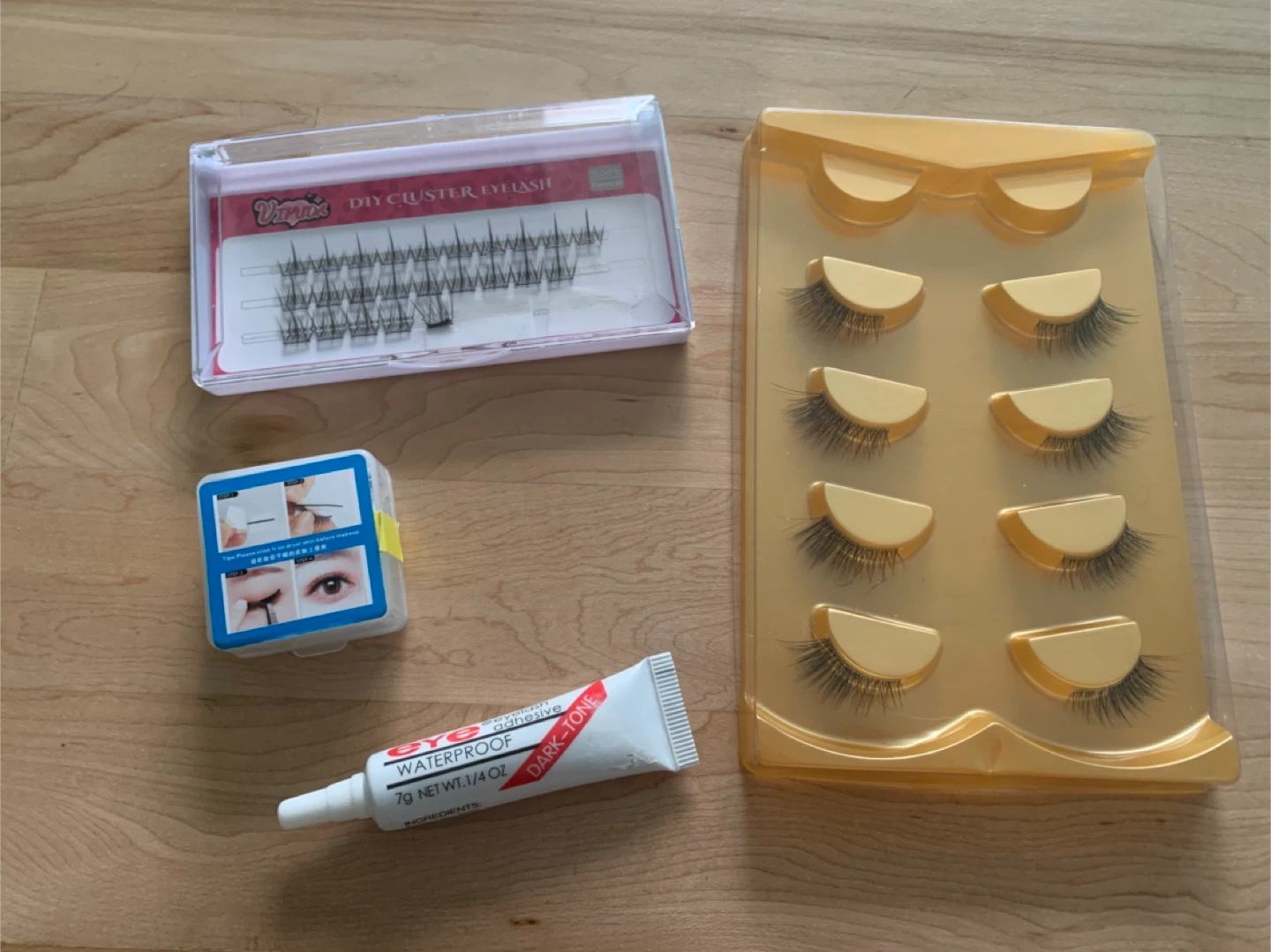 Eyelash Set with Waterproof Adhesive glue