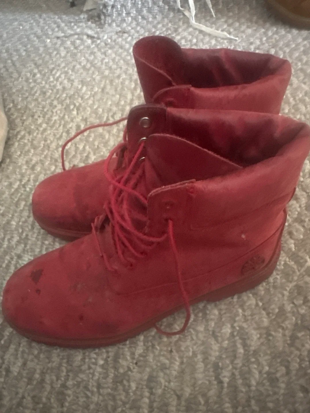 Timberland Red Boots image indicator(2)