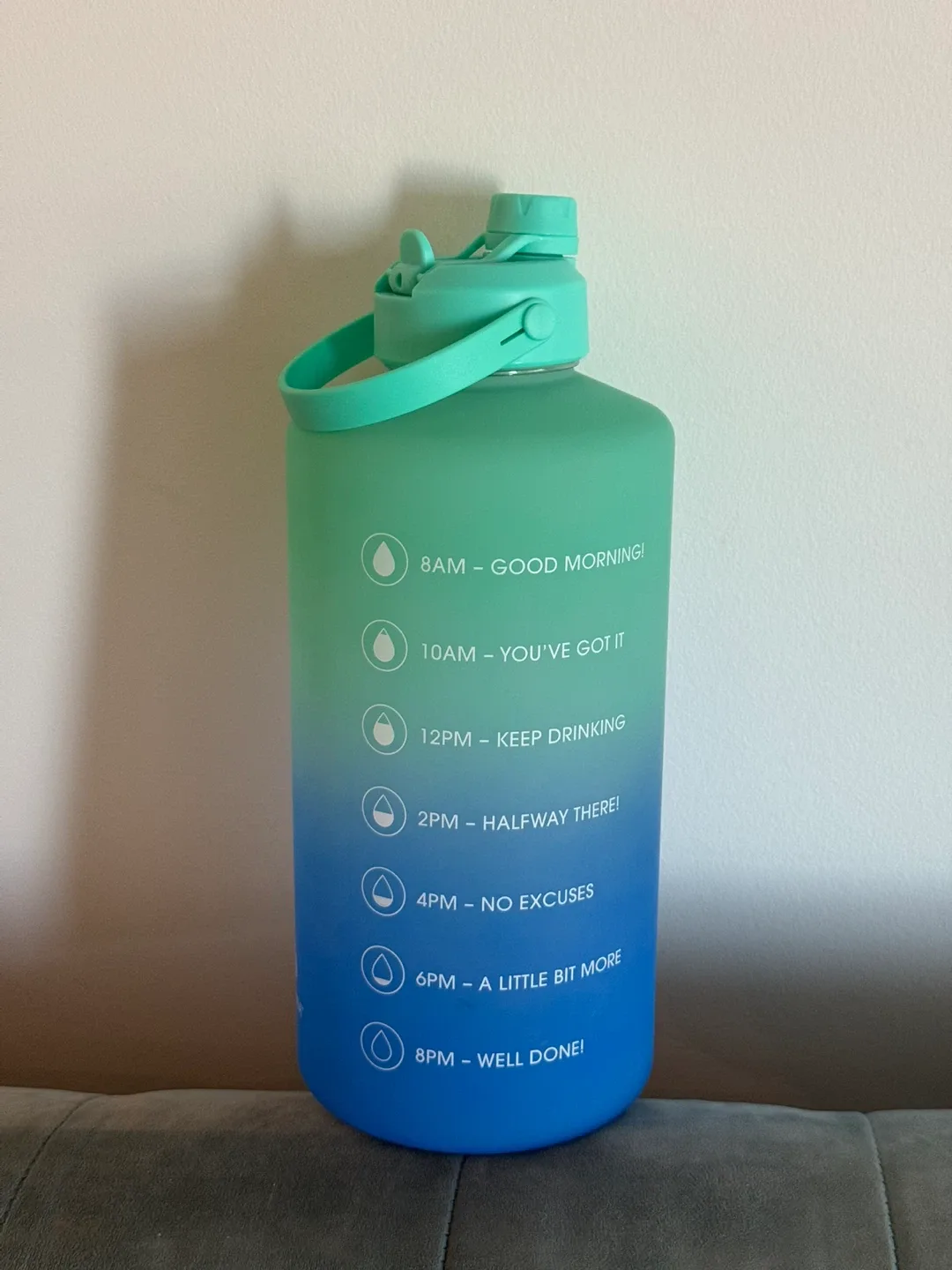 Manna 1 Gallon Water Bottle - Blue/Green Ombre thumbnail
