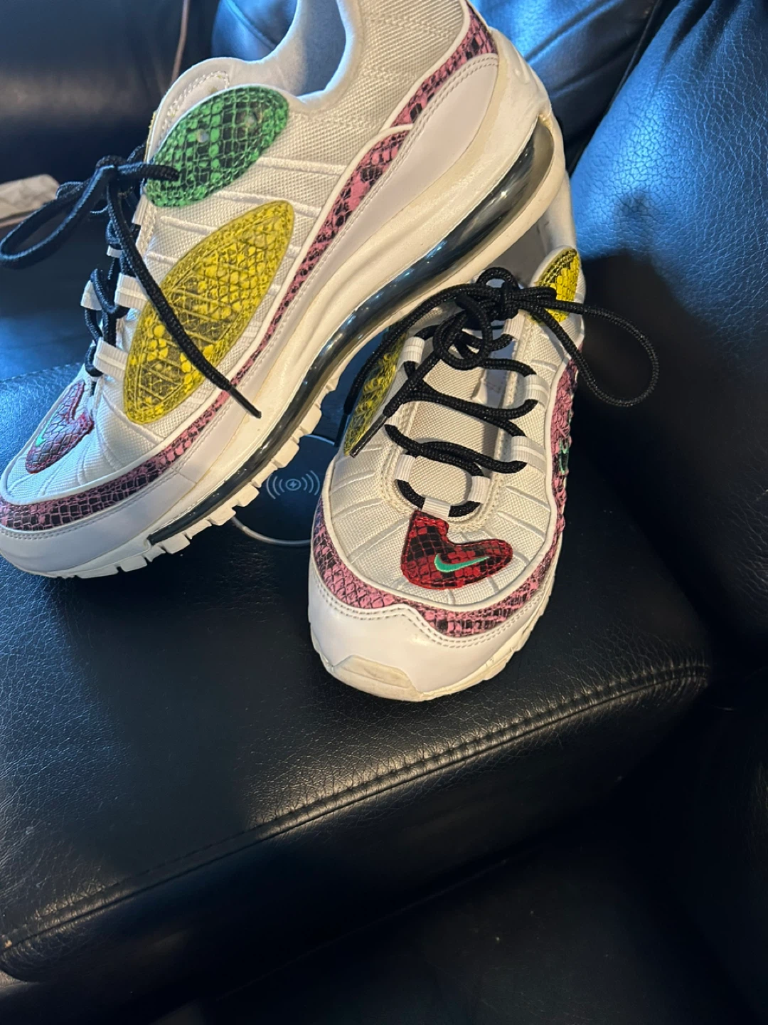 Nike Air Max 98 White/Multi Sneakers - photo 2