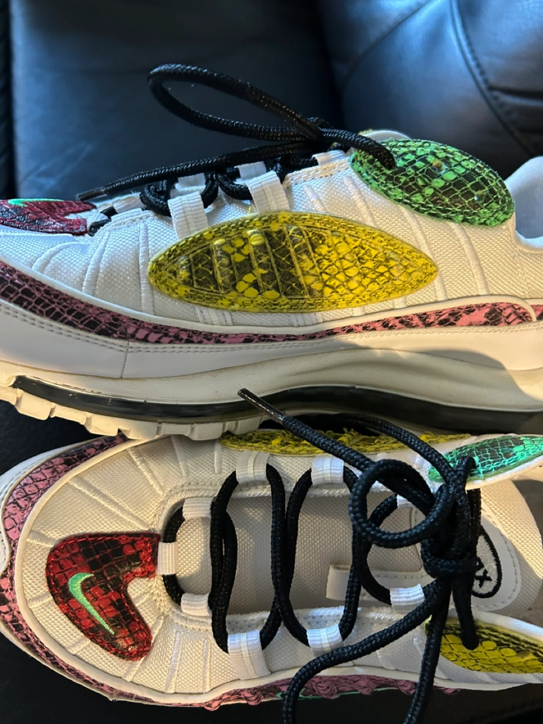 Nike Air Max 98 White/Multi Sneakers - photo 5