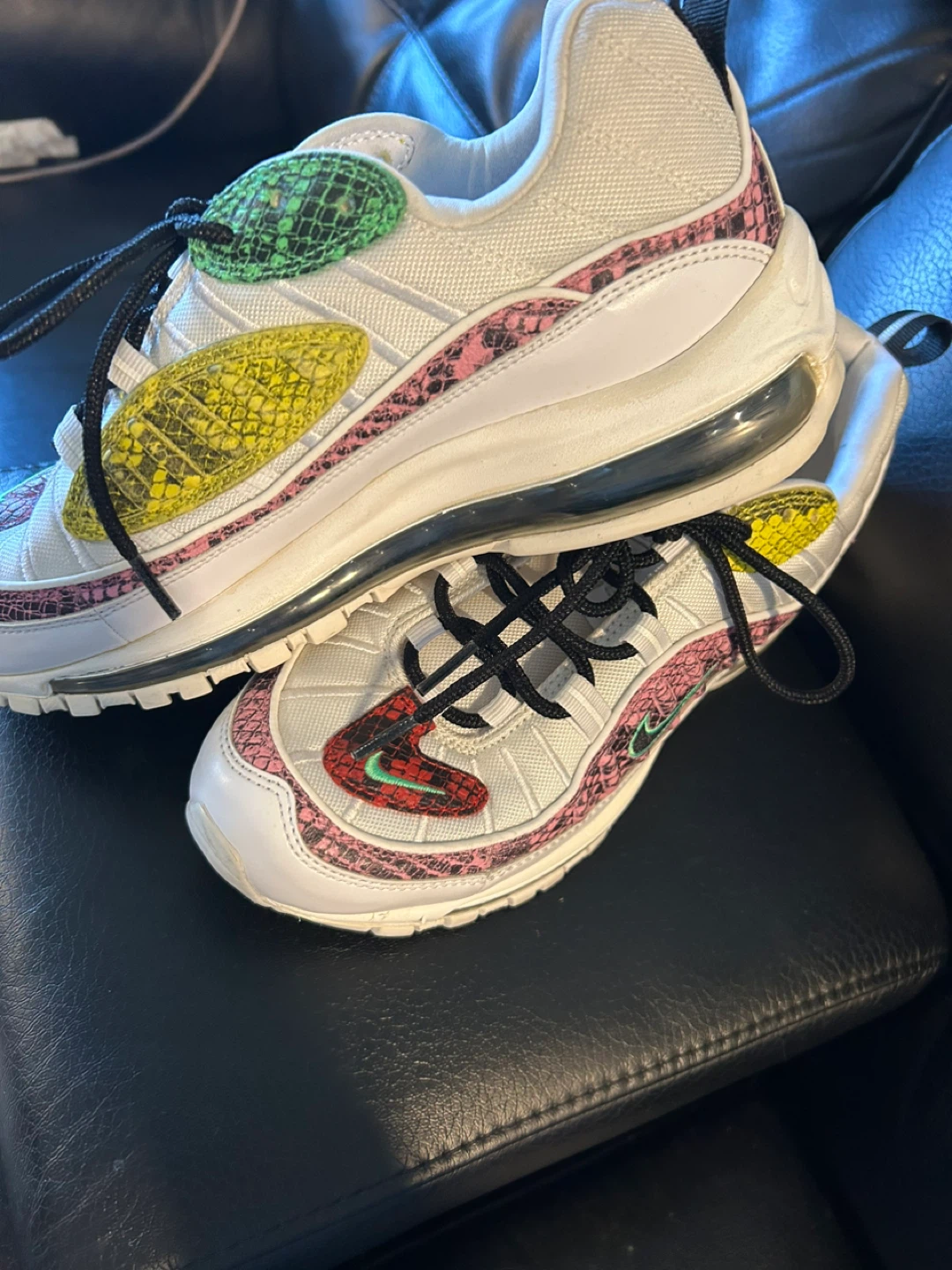 Nike Air Max 98 White/Multi Sneakers - photo 3