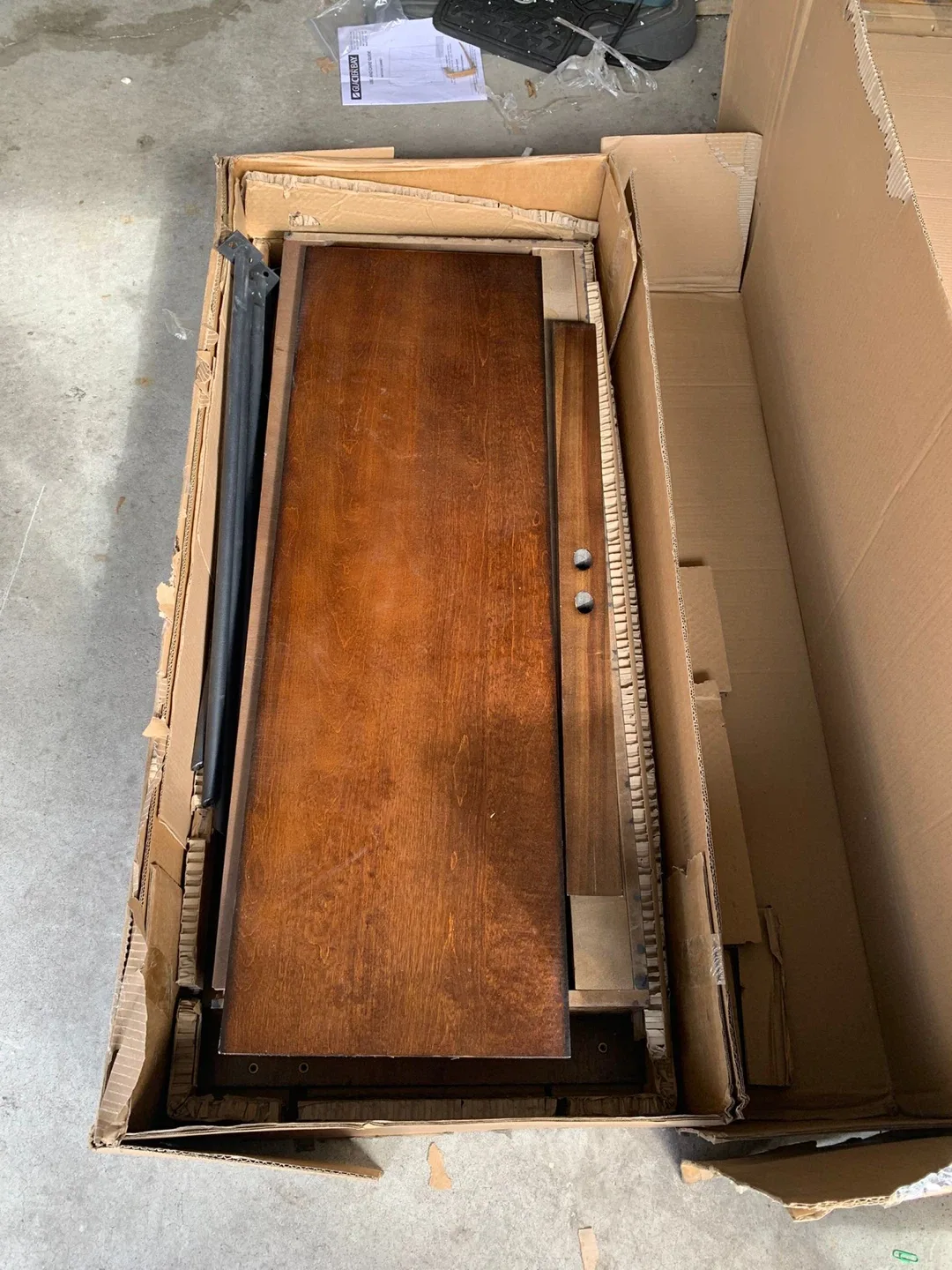 Elgin Modern Console Table - Brown Finish image indicator(4)