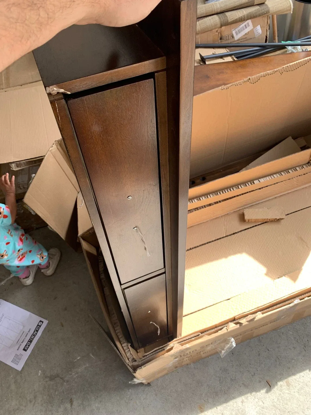 Elgin Modern Console Table - Brown Finish image indicator(9)