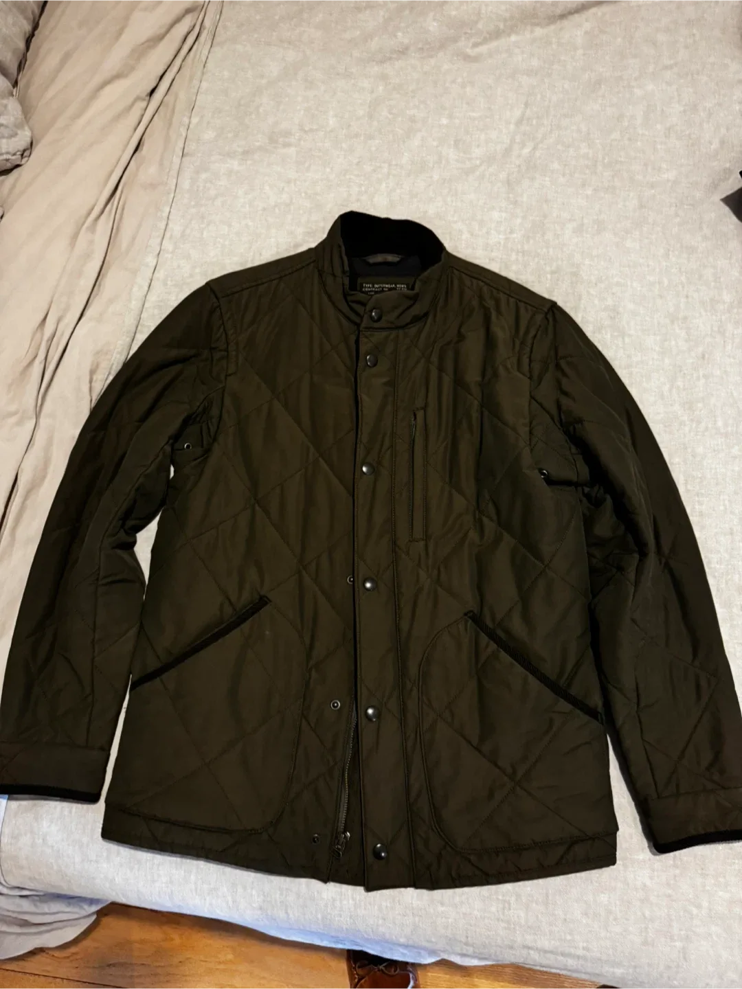 J.Crew Sussex Quilted Jacket, Olive image indicator(3)