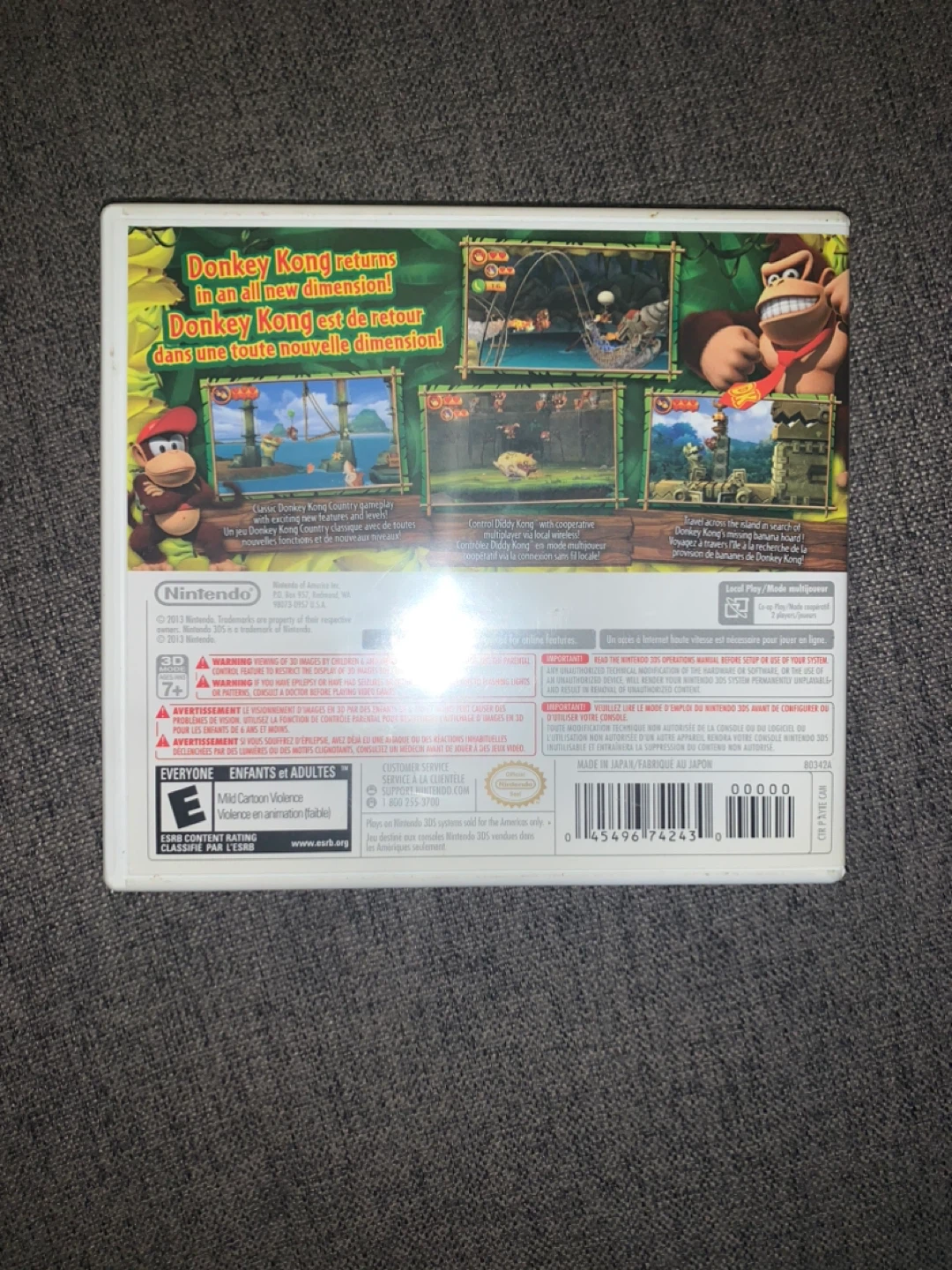 Donkey Kong Country Returns 3D - Nintendo 3DS - photo 2