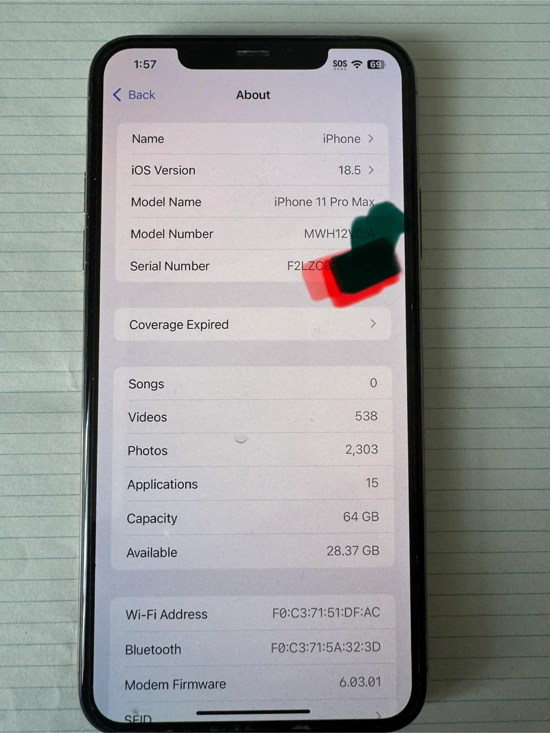 iPhone 11 Pro Max - 64GB image indicator(3)