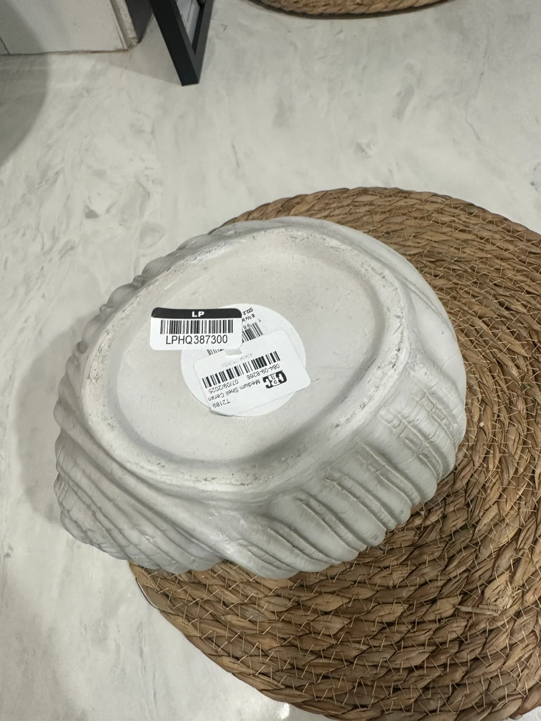 Threshold Medium Shell Ceramic Planter - White - photo 5